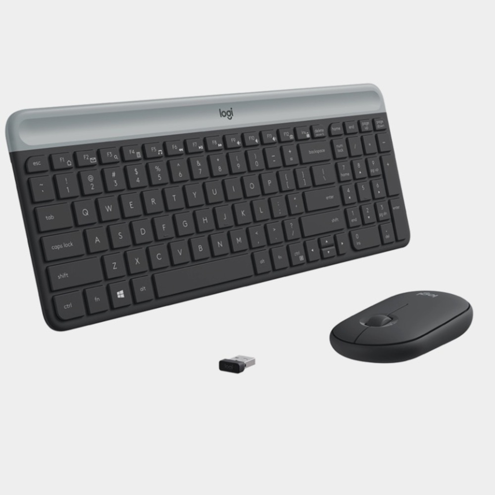 Logitech Wireless Keyboard and Mouse Combo - Black